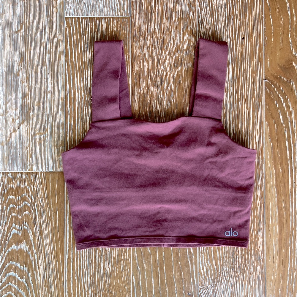 ALO bra top- rust color